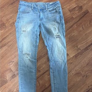 American Eagle Distressed Blue Jeans